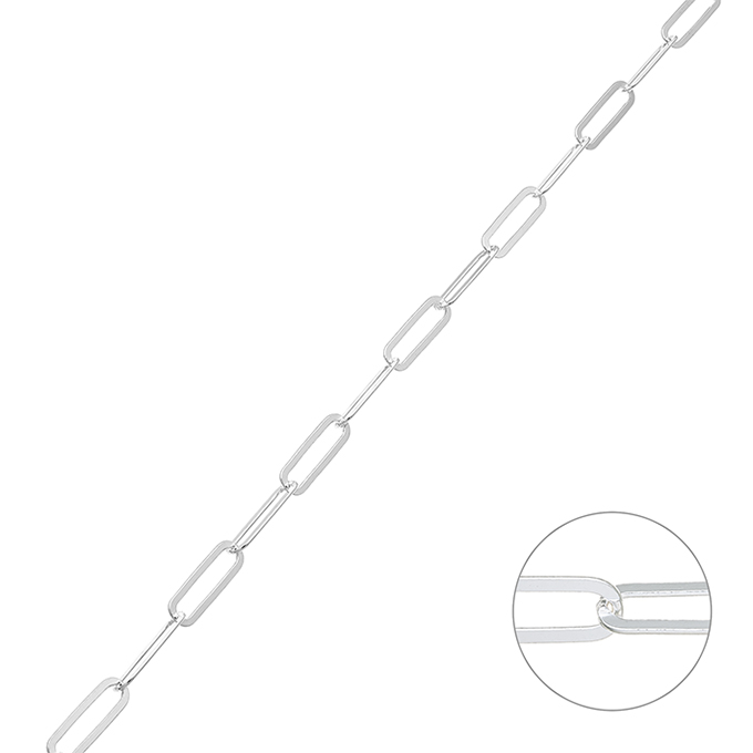 5x16mm flat rectangular link chain (1m)