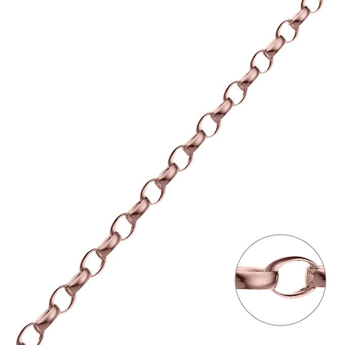 Sterling Silver Pink Gold 1 MICRON