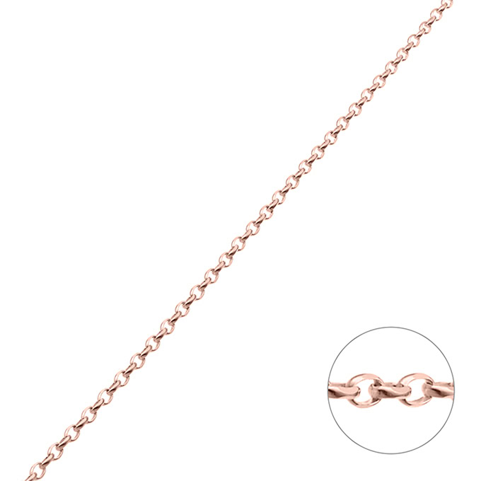 Sterling Silver Pink Gold 1 MICRON