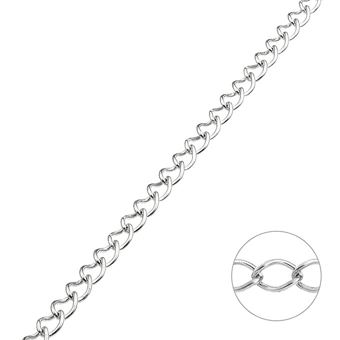 3,2mm rombo chain 0,6mm wire (1m)