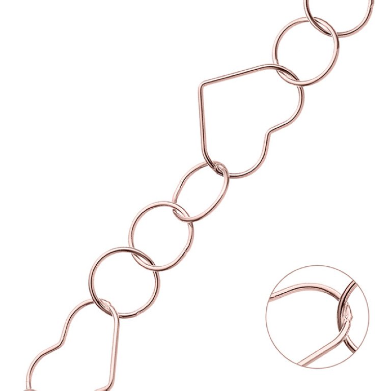 Sterling Silver Pink Gold 1 MICRON