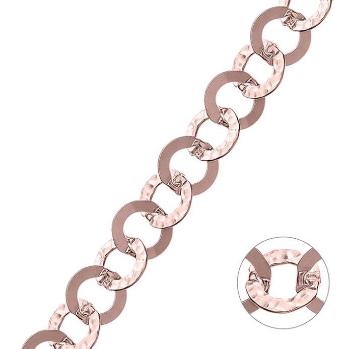 Sterling Silver Pink Gold 1 MICRON