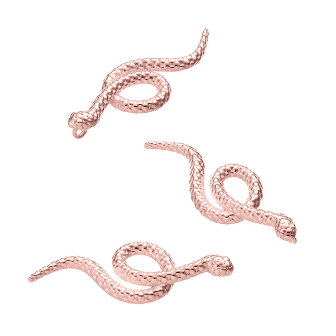 Sterling Silver Pink Gold 1 MICRON