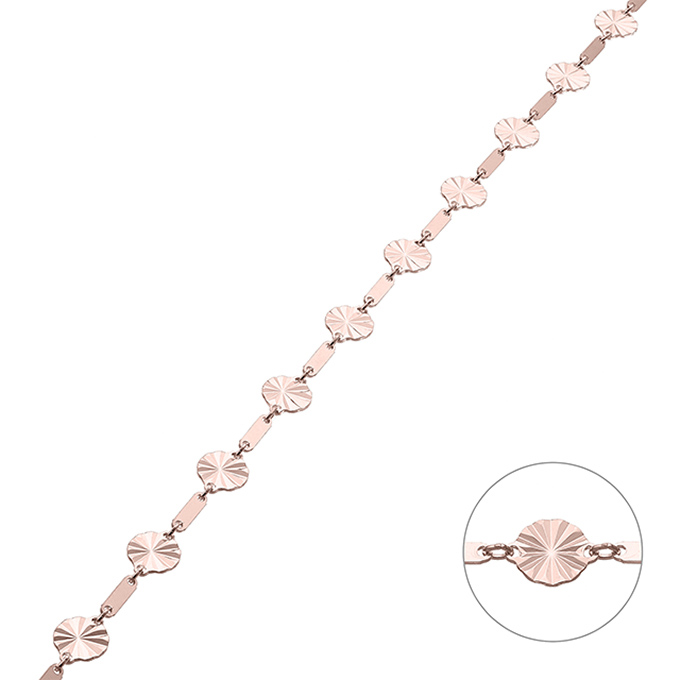 Sterling Silver Pink Gold 1 MICRON