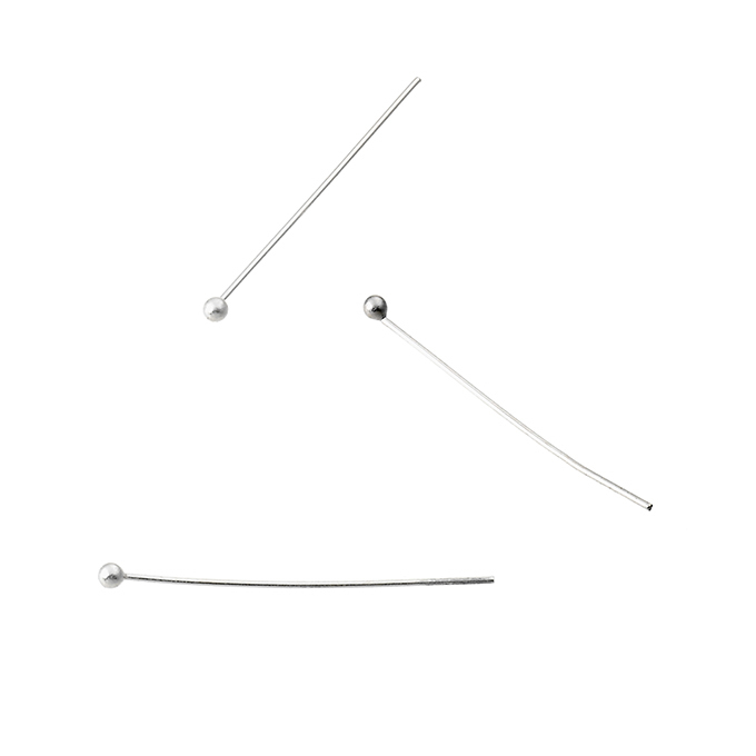 Stab 1,5cm Draht 0,3mm mit Perrlenkopf 1mm (ca 200Stk)