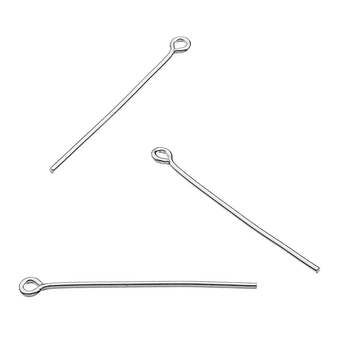 3cm loop head pins 0,8mm wire 3mm hole (approx. 50pcs)