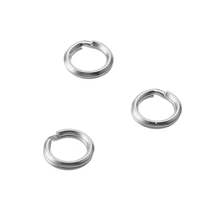 Sterling Silver White Rhodium