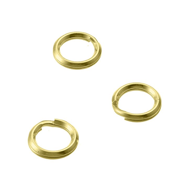 GOLDFILLED – Anelli doppi 7mm (50pz)