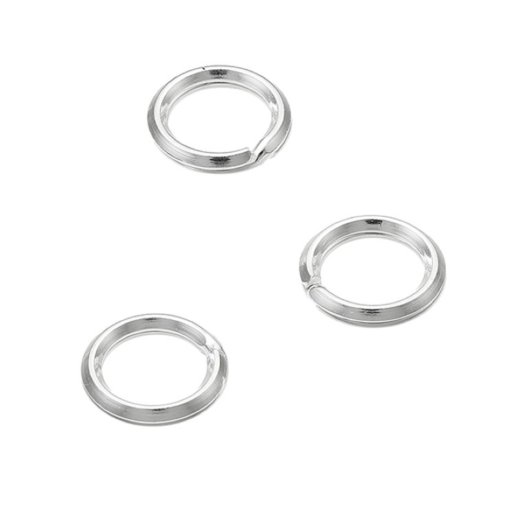 Anneaux doubles 8mm fil 1mm (env. 30pcs)