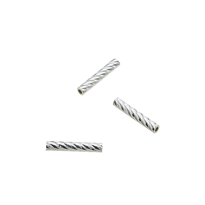 Tubes diamantés 1,5x10mm (30pcs)