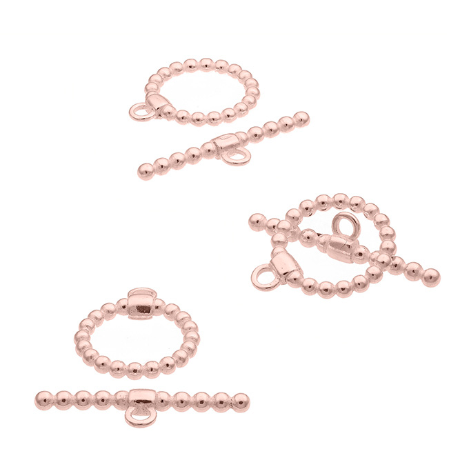 Sterling Silver Pink Gold 1 MICRON