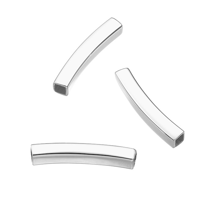 Tubi quadrati curvi 3x19mm (10pz)