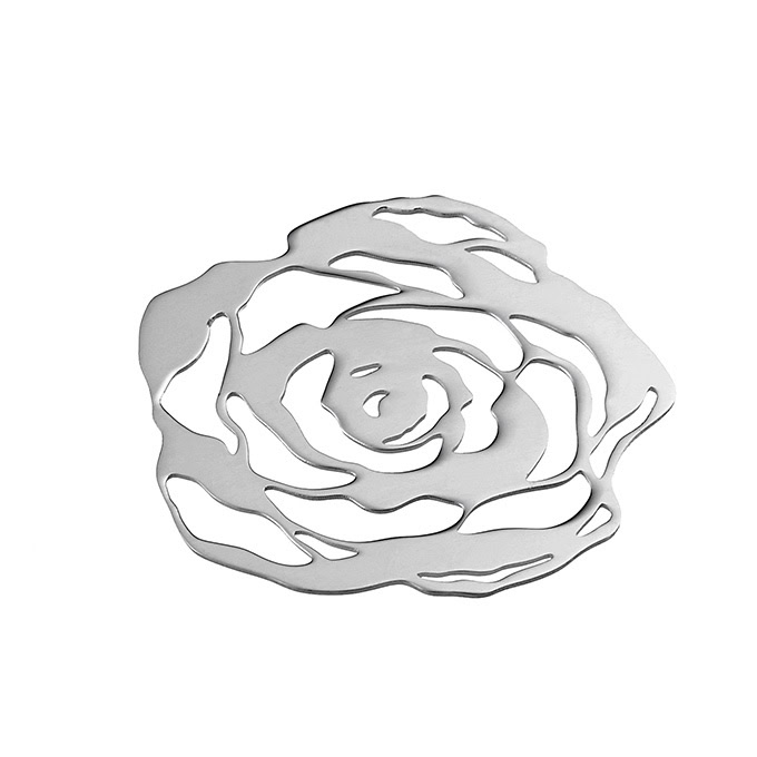 Sterling Silver White Rhodium