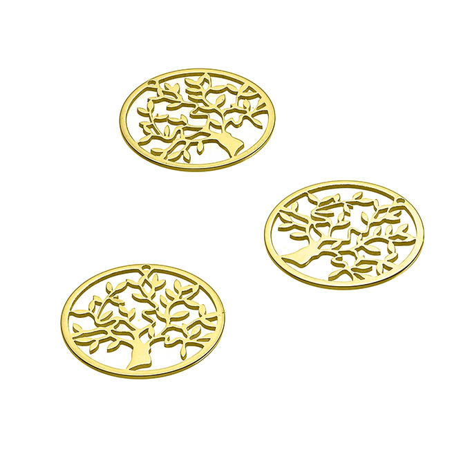 Sterling Silver Yellow Gold 1 MICRON