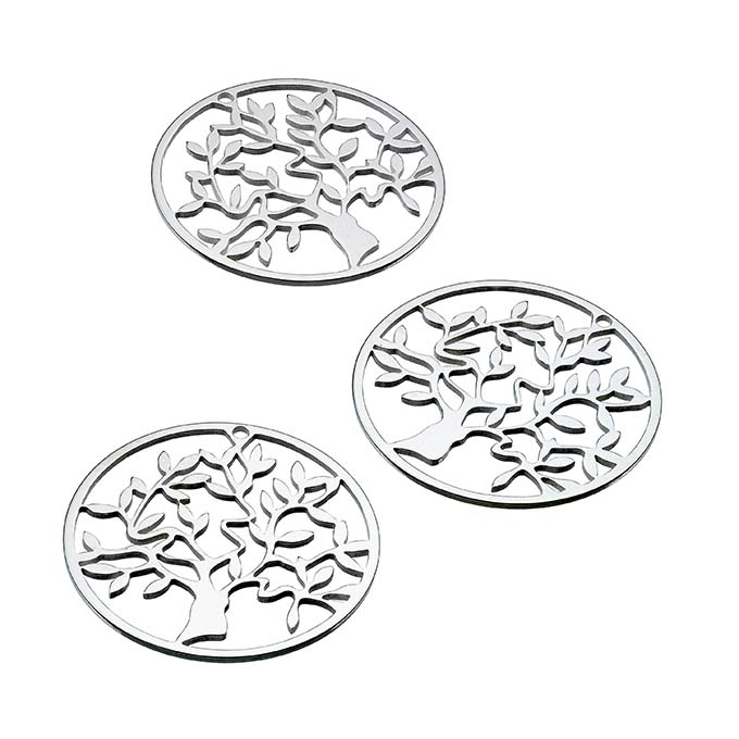 Pendentifs arbre de vie 20mm (3pcs)