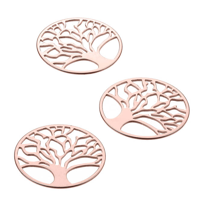 Sterling Silver Pink Gold 1 MICRON