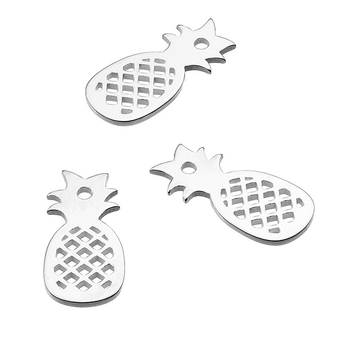 Breloques ananas 10mm (10pcs)