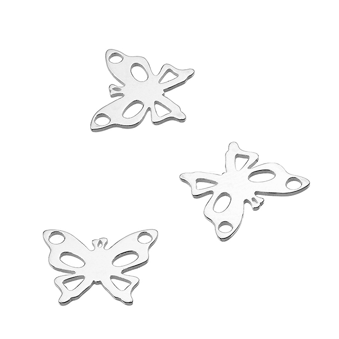 Breloques papillon 10mm (10pcs)