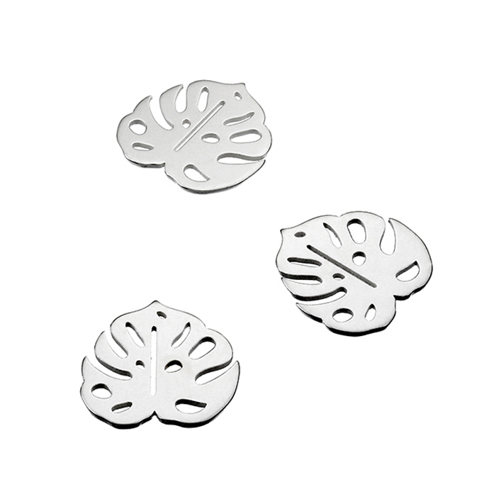 Breloques feuille palmier 10mm (10pcs)