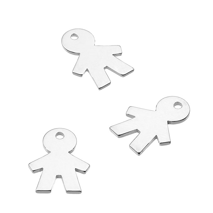 10mm little boy charms 1 hole (10pcs)