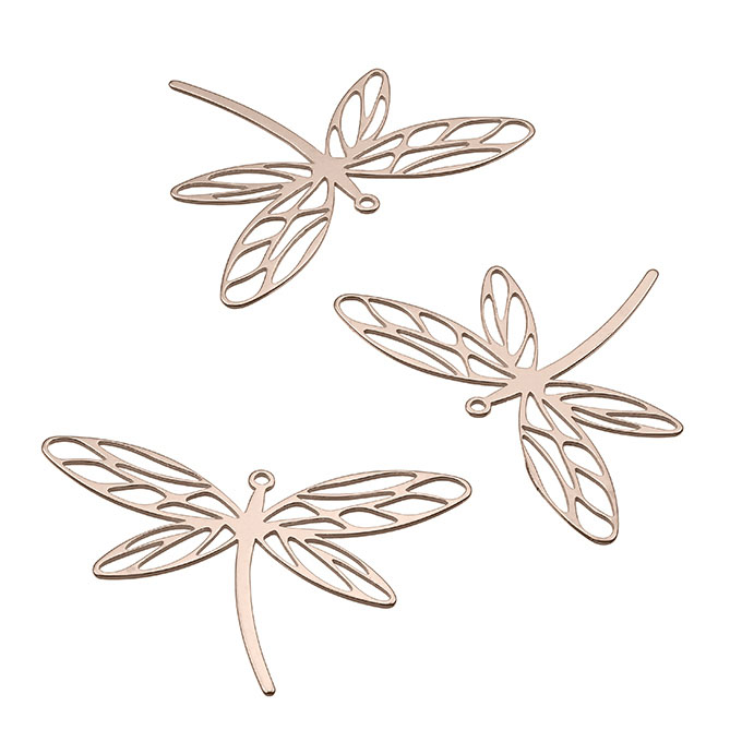 Sterling Silver Pink Gold 1 MICRON