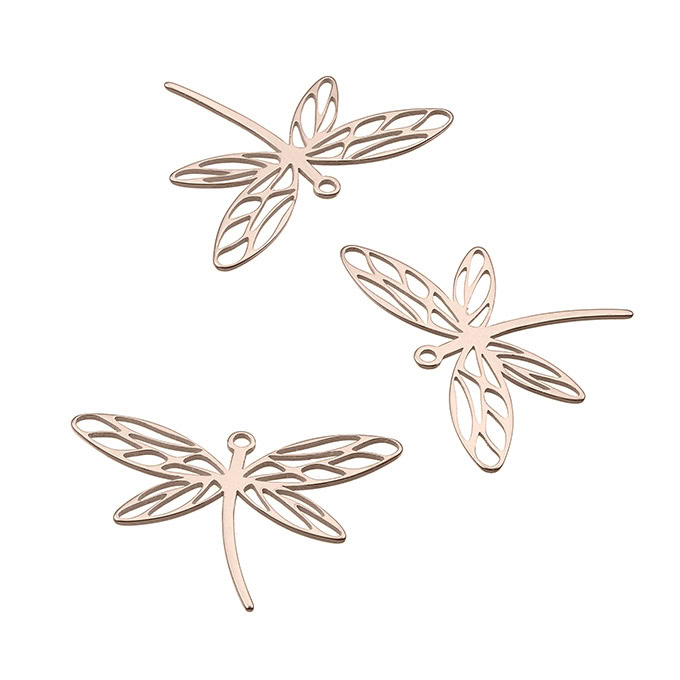 Sterling Silver Pink Gold 1 MICRON