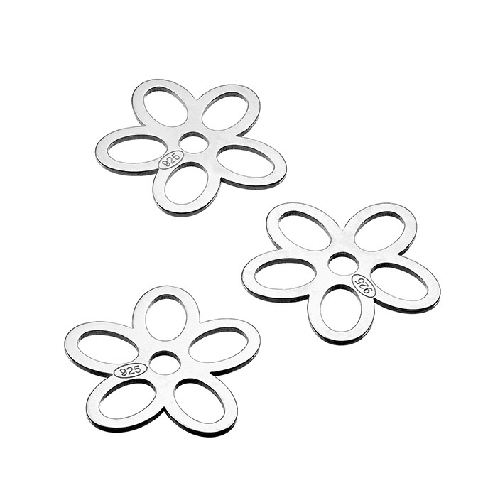 15mm daisy 5 petals charms (approx. 20pcs)