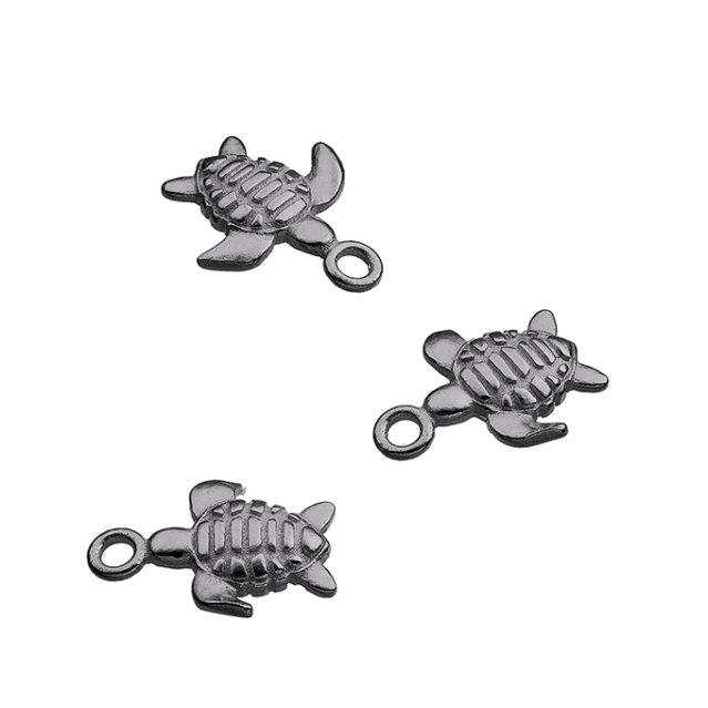 Sterling Silver Black Rhodium