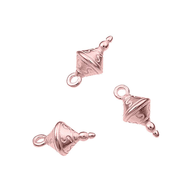 Sterling Silver Pink Gold 1 MICRON