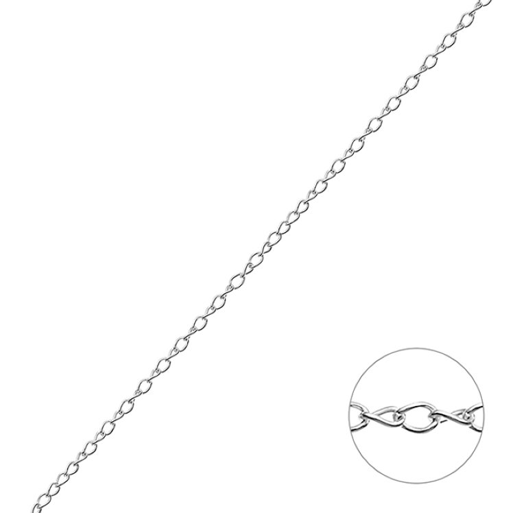 Ankerkette verdreht 1,5mm Draht 0,35mm (1m)