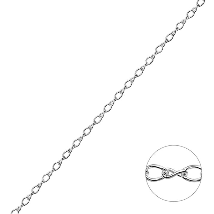 Catena forzatina ritorta 1,95mm filo 0,45mm (1m)
