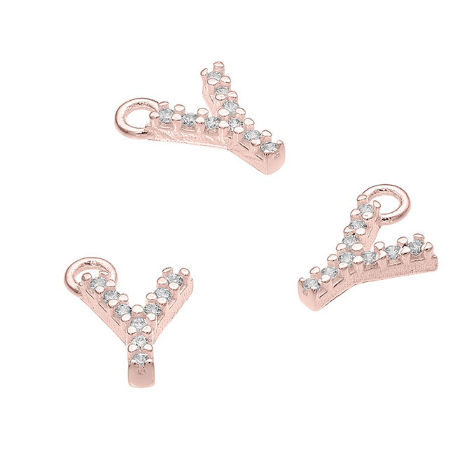 Sterling Silver Pink Gold 1 MICRON