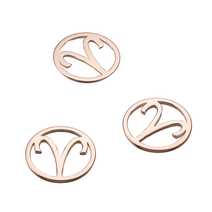 Sterling Silver Pink Gold 1 MICRON