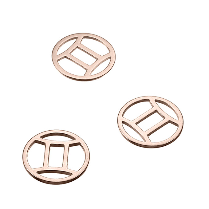 Sterling Silver Pink Gold 1 MICRON