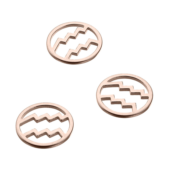 Sterling Silver Pink Gold 1 MICRON